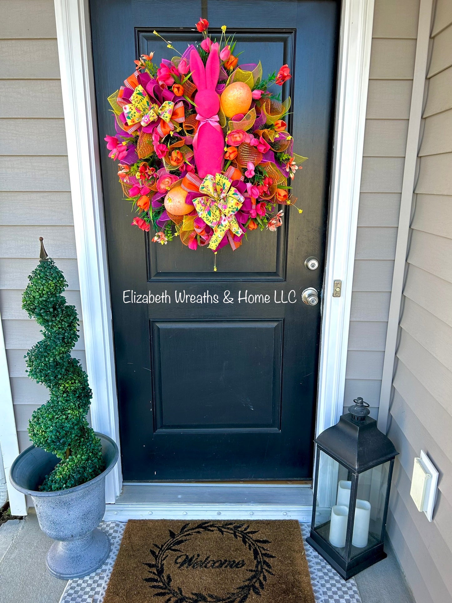 SHERBET BUNNY WREATH